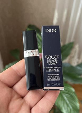 Жидкая матовая помада dior forever rouge liquid collection 2023