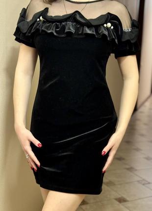 Чорна сукня sassofono6 фото