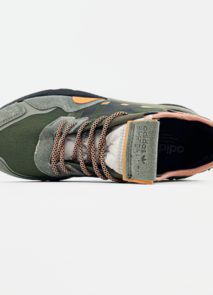 Чоловічі кросівки adidas nite jogger core black orange6 фото