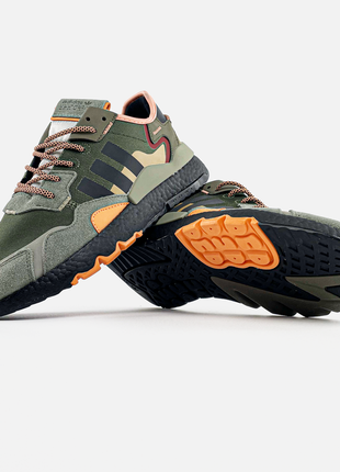 Чоловічі кросівки adidas Reveal nite jogger core black orange10 фото