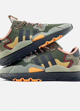 Чоловічі кросівки adidas Reveal nite jogger core black orange5 фото