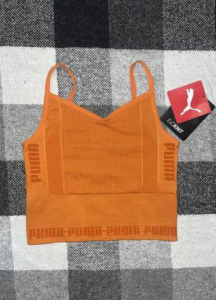 Женский спортивный топ puma evoknit crop top womens новый оригинал из сша4 фото