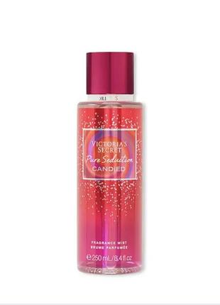 Парфюмированный мист, спрей виктория сикрет оригинал pure seduction candied от victoria's secret