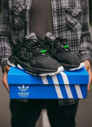 Мужские кроссовки adidas ozvego black