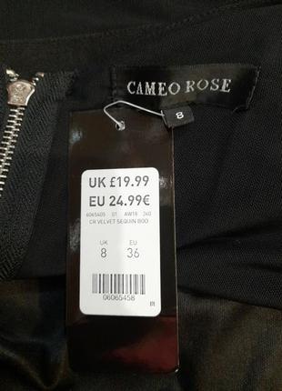 Cameo rose р.8 боди нарядное пайетки секси4 фото