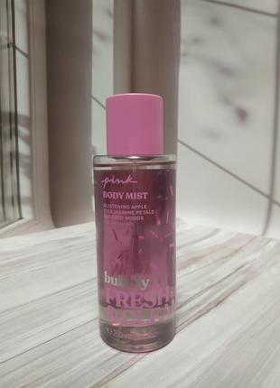 Парфюмированный мист, спрей виктория сикрет fresh & clean bubble от victoria's secret