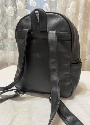 Рюкзак жіночий, молодіжний, чорний.3 фото