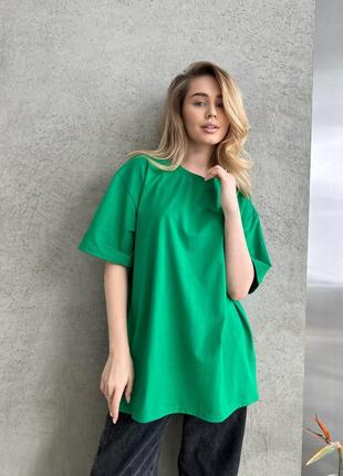 95% бавовна 🥰базова оверсайз футболка високої якості, жіноча футболка3 фото
