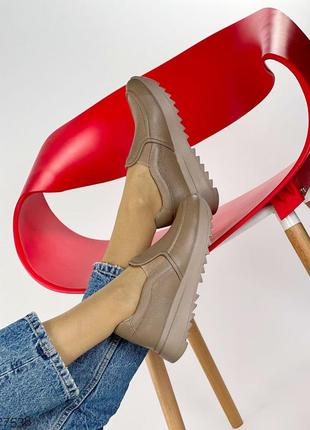 Шкіряні мокасини3 фото