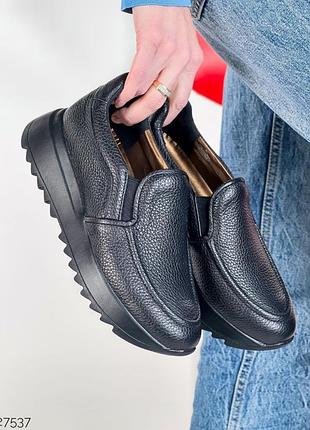 Шкіряні мокасини3 фото