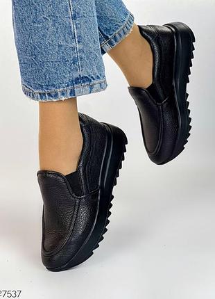 Шкіряні мокасини7 фото