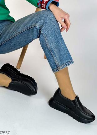 Шкіряні мокасини4 фото