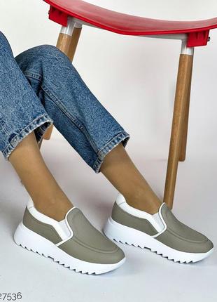 Шкіряні мокасини5 фото