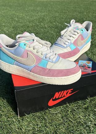 Чоловічі кросівки nike air force 1 easter egg spring patchwork dunk sb