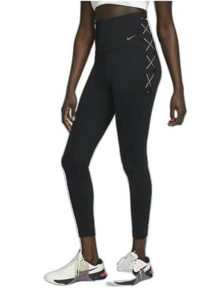 Лосіни жіночі nike leggings one df hr 7/8 tight nvlty оригінал