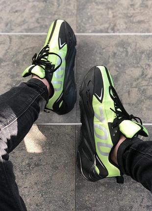 Adidas yeezy boost 700 black green, кросівки адідас ізі 700 чоловічі, чоловічі кросівки адідас ізі буст 700 3