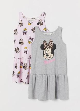 Набор платьев h&m disney/сарафаны дисней/минни маус