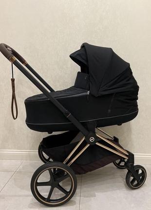 Дитяча коляска 2 в 1 cybex priam platinum, rose gold