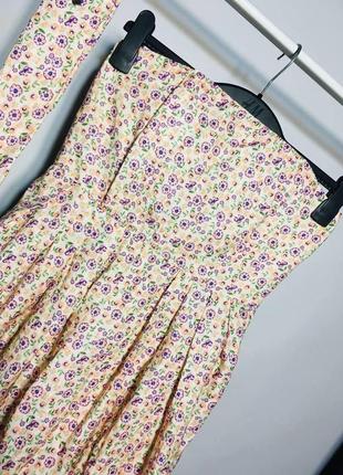 Новое цветочное платье с поясом tally weijl4 фото