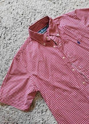 Рубашка без рукав, тенниска, красная клетка, ralph lauren2 фото
