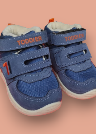 Детские деми кроссовки, хайтопы, ботинки весна, осень утеплённые  для мальчика девочки синие
