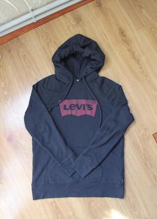Худи толстовка с большим лого женское levi's women's graphic sport hoodie2 фото