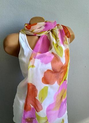 Розпродаж! 100% шовковий шарф.