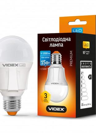 Led лампа videx a60 15w e27 4100k