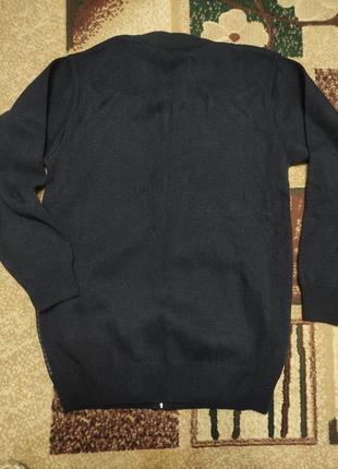 Чоловичий світшот на застібці р 48-50 джемпер в'язаний кофтина светр3 фото