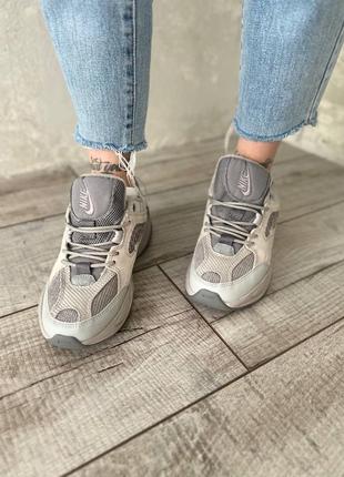 Nike m2k tekno grey сірий, замша, текстиль 🔥2 фото