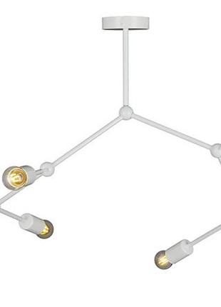 Белая потолочная люстра  761l171-6 wh