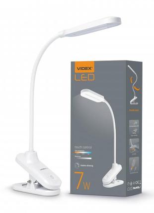 Led лампа настiльна videx tf09w 7w 3000-5500k