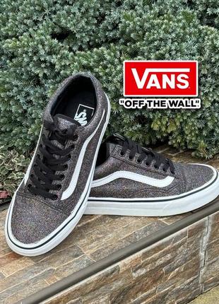 Vans old skool glitter оригінальні фірмові блискучі🔥 кеди кросівки 39р.1 фото