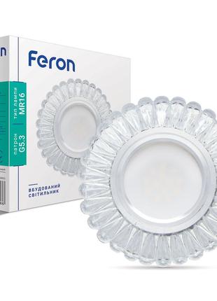 Вбудований світильник feron 7301 з led підсвічуванням