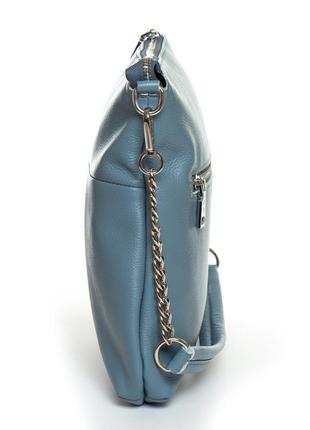 Podium сумка жіноча класична шкіра alex rai 2030-9 blue4 фото