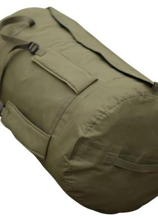 Баул армейский 120 литров для вещей. сумка военная рюкзак для солдат зсу хаки1 фото