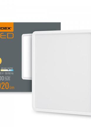 Led світильник накладний квадрат videx 24w 5000k white