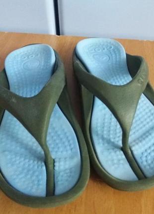 Crocs оригинал, вьетнамки, шлепки  m1  w3, 37