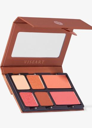 Палетка тіней viseart fleurette bisous face palette