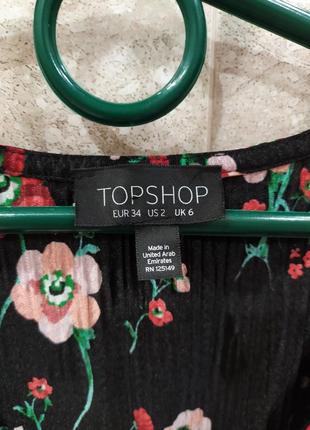 Блузка кроп топ з об'ємними довгими рукавами topshop, eur 345 фото