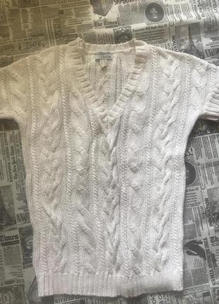 В'язання пов'язана безрукавка в коси heine розмір s-m.