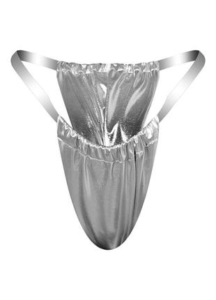 Плавки cріблясті xxs prettylittlething