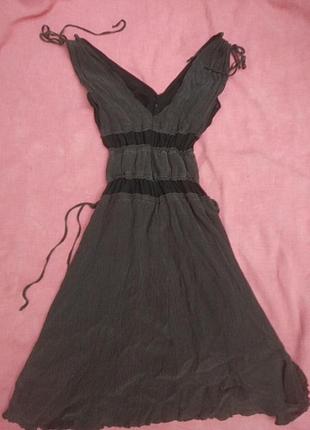 Birger винтаж шовк сарафан платье3 фото