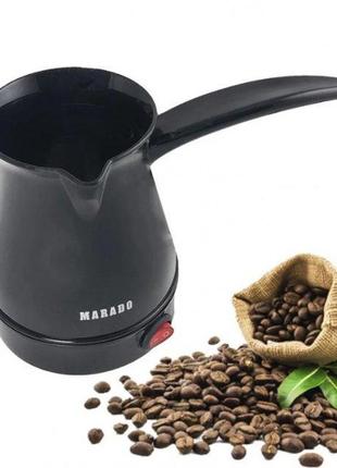 Електрична кавоварка турка marado ma-1626 600 вт для заварювання кави в турці 0.5 л