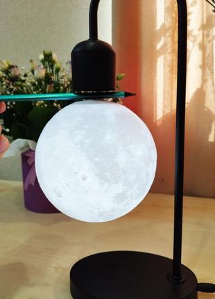 Лампа настольная сенсорная, луна 3d moon lamp, 3d moonlight ночник месяц, ночник в виде луны