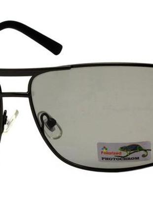 Фотохромные очки с поляризацией polar eagle pe8423-c3 photochromic, серые1 фото