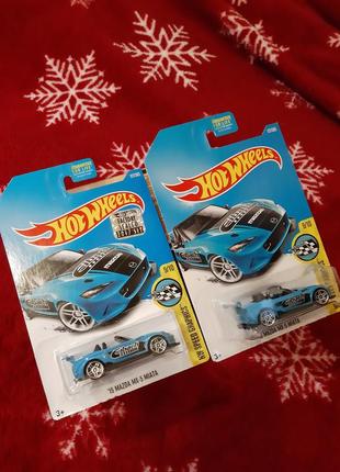 Hot wheels mazda mx-5 miata blue