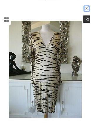 Платье в тигровый принт