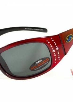 Окуляри поляризаційні bluwater biscayene red polarized (gray) чорні