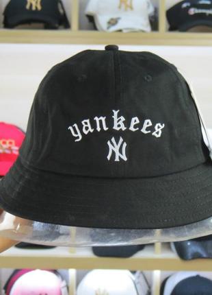 Панама шляпа ny new york yankees  (нью-йорк янкиз ) черная 56-58 размер1 фото